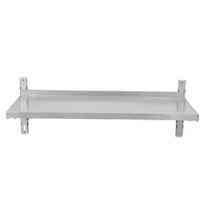 Stainless steel wall shelf - L 1000 x D 400 mm | Dynasteel