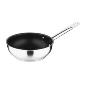 Sauteuse inox antiadhésive Vogue Ø 200 mm - Cuisine professionnelle