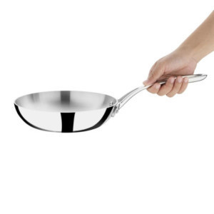 Stainless Steel Triple Wall Vogue Pan Ø 200 mm - Professional Performance