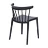 Chaises Polypropylène Anthracite - Lot de 4 : Design élégant et confort durable