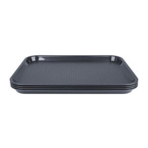 Plateau Self-service Anthracite 265 x 345 mm - Olympia: pratique, résistant, esthétique