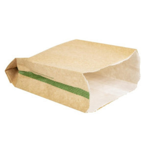 Sacs Snack Chaud Compostables 229 x 165 mm - Lot de 500 Vegware