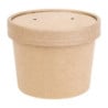 Pots à Soupe 340 ml 98 mm - Lot de 500 en Carton Kraft