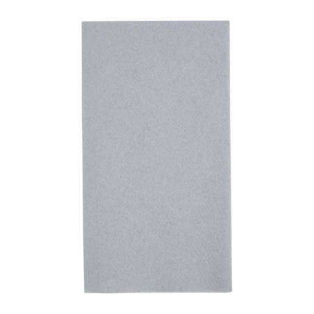 Serviettes de Table Airlaid Pliage en 8 Premium Grises 40x40 cm - Qualité Supérieure