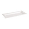 Assiettes Rectangulaires Compostables Bagasse 258mm