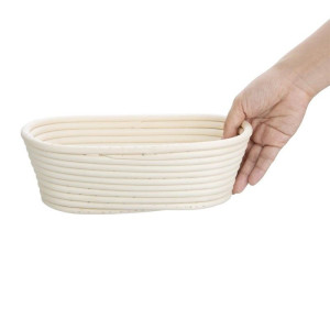 Panier de Fermentation Ovale Rotin 250x150x80 mm Vogue: Pâtisserie parfaite & fermentation homogène