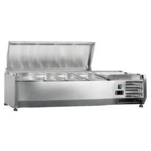 Refrigerated stainless steel saladette Dynasteel - Optimal storage & efficient cooling