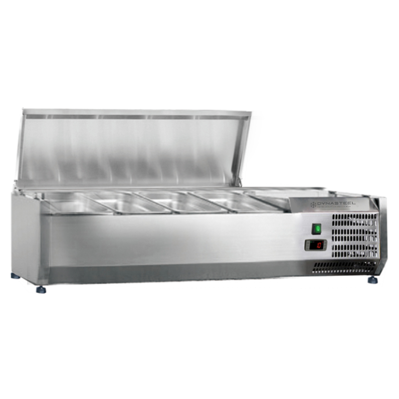 Stainless Steel Refrigerated Saladette - Optimal Storage & Efficient Cooling