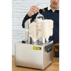 Profesionálny leštič na sklo Buffalo z nehrdzavejúcej ocele