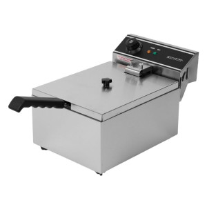 Friteza Profesionálna 10 L 3000 W Inox — Termostat