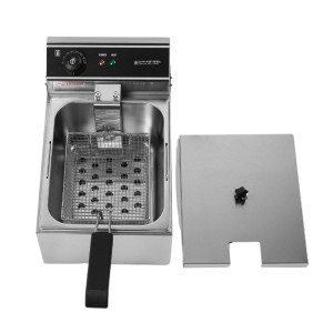Friteza Profesionálna 10 L 3000 W Inox — Termostat