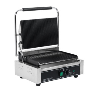 Gril Panini Pro 2200 W Ryhovaný 340x220 mm Inox