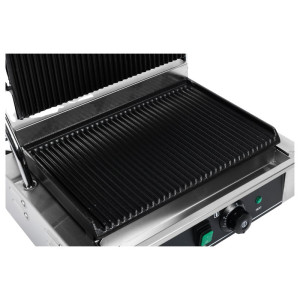 Gril Panini Pro 2200 W Ryhovaný 340x220 mm Inox