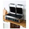 Double Panini Grill - Ribbed Plates - Dynasteel