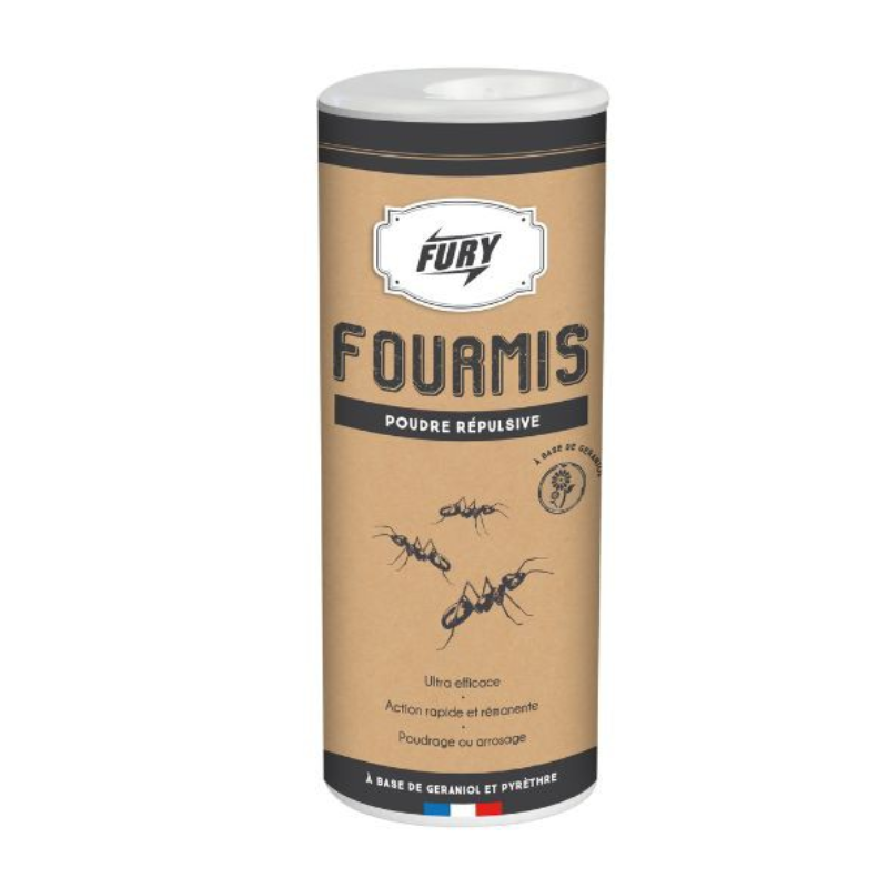 Odpudzujúci prášok Fury: Rýchly účinok proti mravcom Odpudzujúci prášok Fury: Rýchly účinok proti mravcom