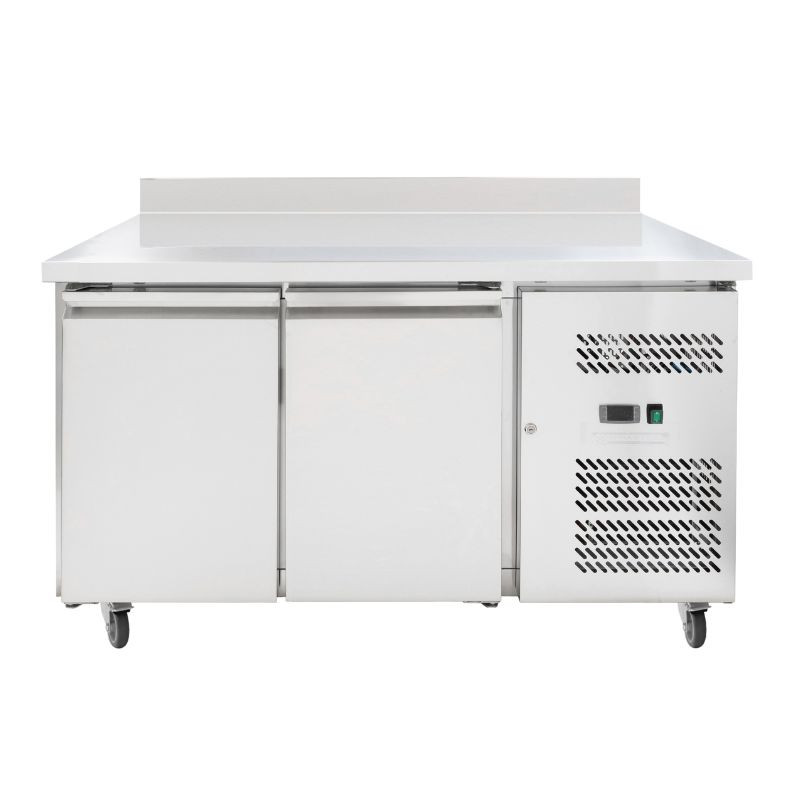 Chladiaci stôl 2 dverový GN1/1 - Hĺbka 700 s chrbtom - Dynasteel