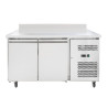 Chladiaci stôl 2 dverový GN1/1 - Hĺbka 700 s chrbtom - Dynasteel
