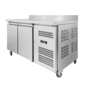 Chladiaci stôl 2 dverový GN1/1 - Hĺbka 700 s chrbtom - Dynasteel