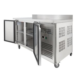 Chladiaci stôl 2 dverový GN1/1 - Hĺbka 700 s chrbtom - Dynasteel