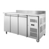 Chladiaci stôl 3 dverový GN1/1 - Hĺbka 700 s chrbtom - Dynasteel