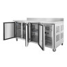 Chladiaci stôl 3 dverový GN1/1 - Hĺbka 700 s chrbtom - Dynasteel