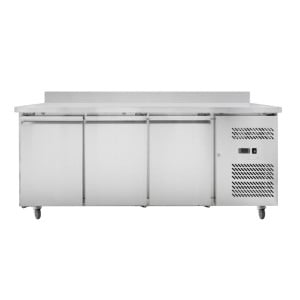 Chladiaci stôl 3 dverový GN1/1 - Hĺbka 700 s chrbtom - Dynasteel