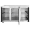 Chladiaci stôl 3 dverový GN1/1 - Hĺbka 700 s chrbtom - Dynasteel