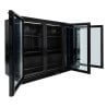 Skinplate Refrigerated Back Bar - 3 Glass Swing Doors - 328 L - Dynasteel