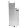 Lave-mains Mobile Vogue 12,5 L en inox 430 - Hygiène et praticité