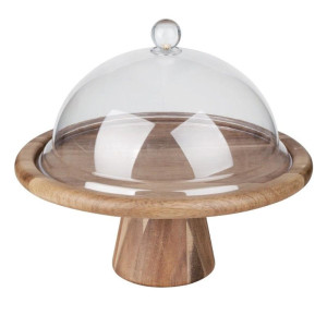 Acacia Olympia Cake Stand: Natural Elegance & Environmental Respect