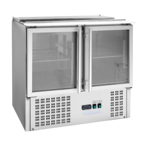Saladette Compact - 2 Sklenené Dvere so Strešným Otvorom - Dynasteel