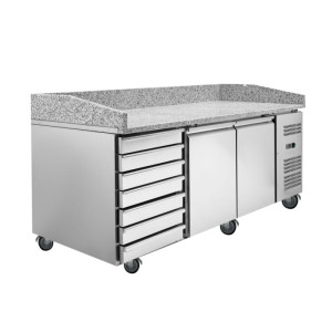 Pizza nábytok - 2 dvere a 7 zásuviek - Dynasteel