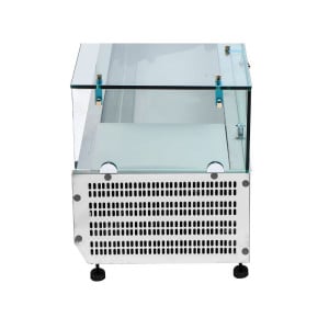 Refrigerated Display Saladette - 9 x GN 1/3 - Dynasteel