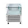 Refrigerated Countertop Saladette with Glass - 9 x GN 1/3 - Dynasteel