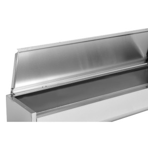 Refrigerated Saladette to Place Stainless Steel Lid - 7 x GN 1/4 - Dynasteel