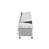 Refrigerated Saladette to Place Stainless Steel Lid - 7 x GN 1/4 - Dynasteel