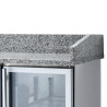 Kompaktný chladený nábytok na pizzu - 3 sklenené dvere - Dynasteel