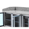 Kompaktný chladený nábytok na pizzu - 3 sklenené dvere - Dynasteel