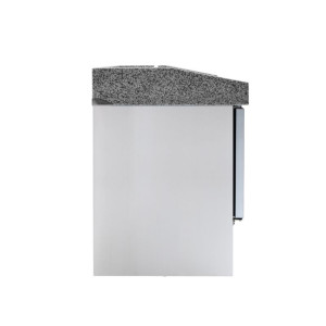 Kompaktný chladený nábytok na pizzu - 3 sklenené dvere - Dynasteel
