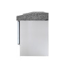 Kompaktný chladený nábytok na pizzu - 3 sklenené dvere - Dynasteel