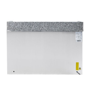 Compact Refrigerated Pizza Cabinet - 3 Glass Doors - Dynasteel