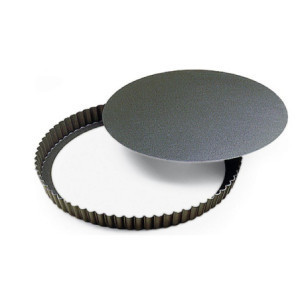 Vysoká nepriľnavá okrúhla vrúbkovaná forma na koláč ⌀ 280mm