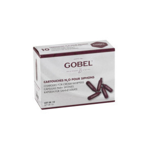 N₂O plynové kartuše - Balenie 10 pre sifóny Gobel