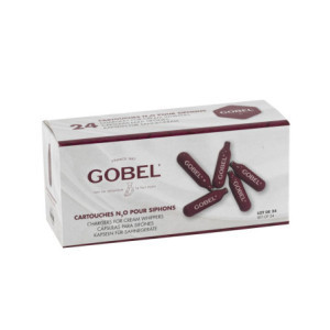 Plynové bombičky pre sifón - Sada 24, Značka Gobel: Vzdušná textúra pre profesionálne recepty