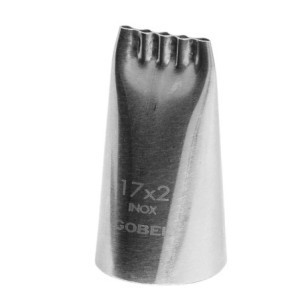 Douille Multiligne Inox 17x2 mm Gobel - Profesionálne cukrárstvo