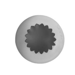 Douille na malé pečivo Inox 17 zubov ⌀16 mm Gobel - Cukrárske príslušenstvo