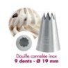 Douille Cannelée Inox 9 Dents Ø19mm Gobel - Kvalita Profesionálna