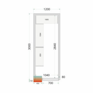 Panel Chladničky TEFCOLD - 1200x3000x2200mm, Efektívna Izolácia