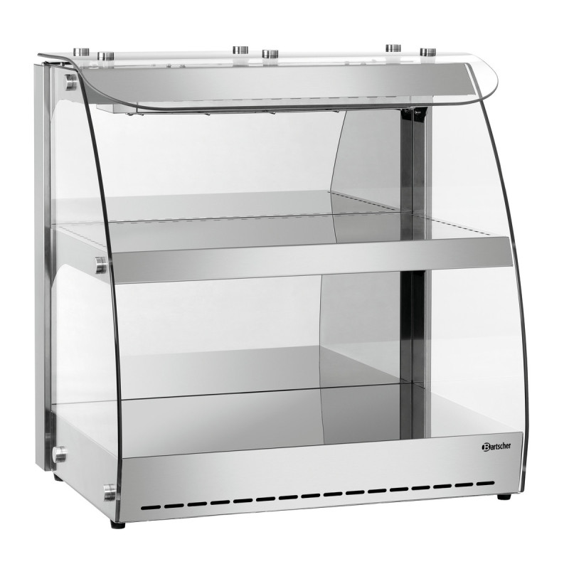 5900 2ER Bartscher Stainless Steel Heated Display Case