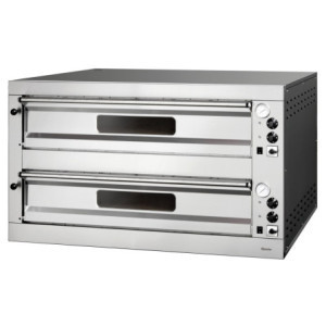 Bartscher Pizza Oven ET205 2BK 1050x1050 - Professional oven 18 pizzas